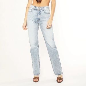 Revice | Prince Light Wash Straight Leg Jeans Button Fly Size 28‎
